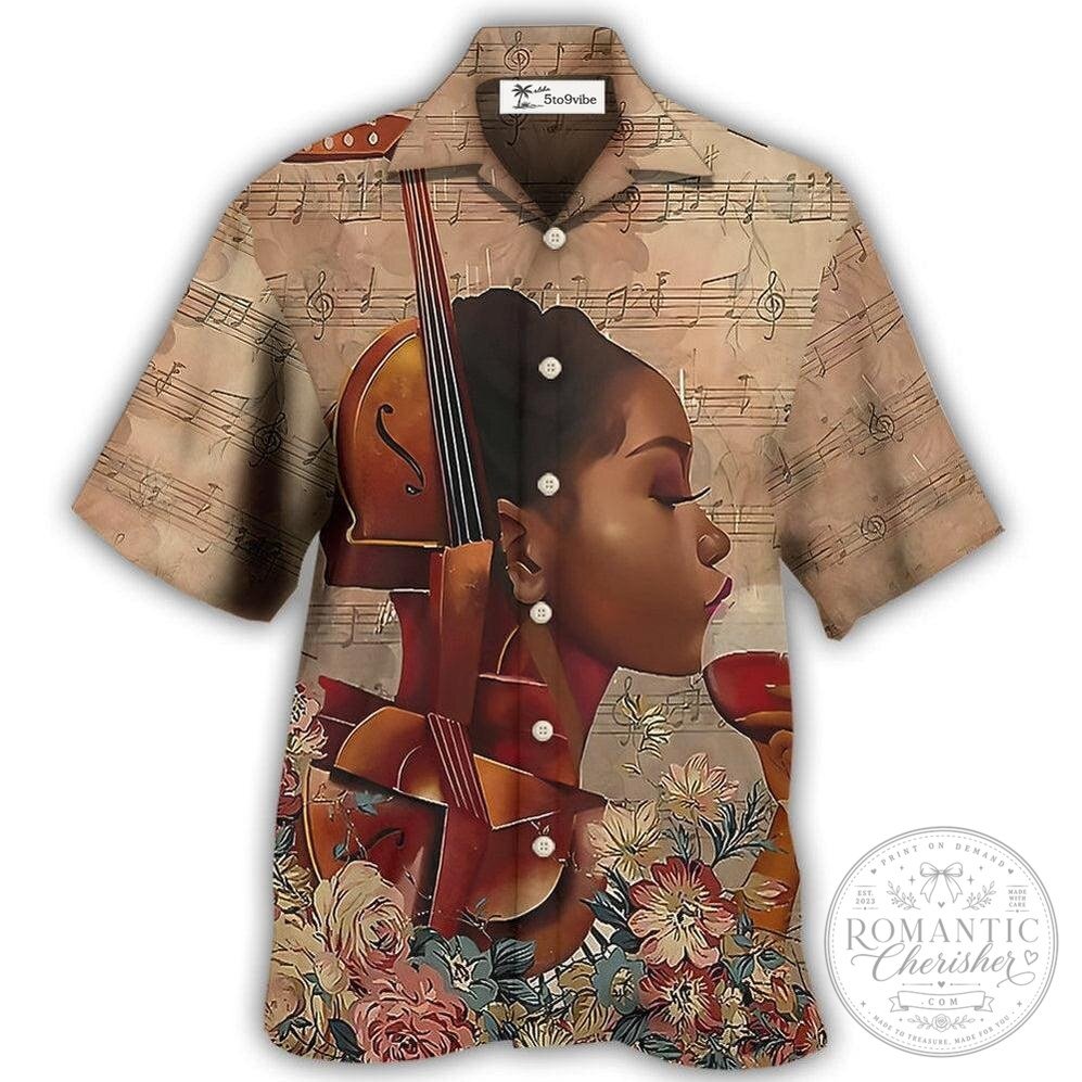 Music Lover Easily Distracted By Music And Wine Hawaiian Shirt