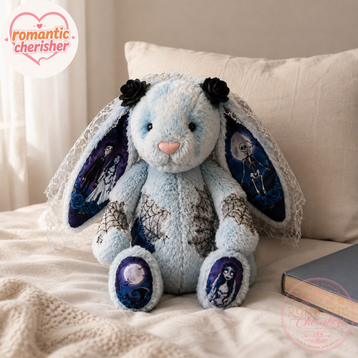Jellycat Corpse Bride Inspired Rabbit Plush