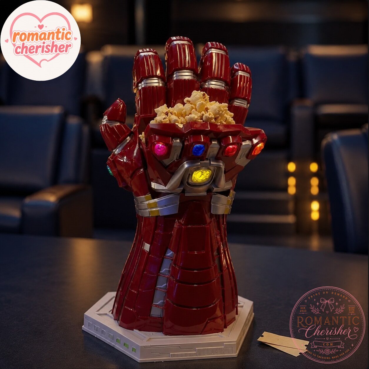 Iron Man Infinity Stone Popcorn Bucket
