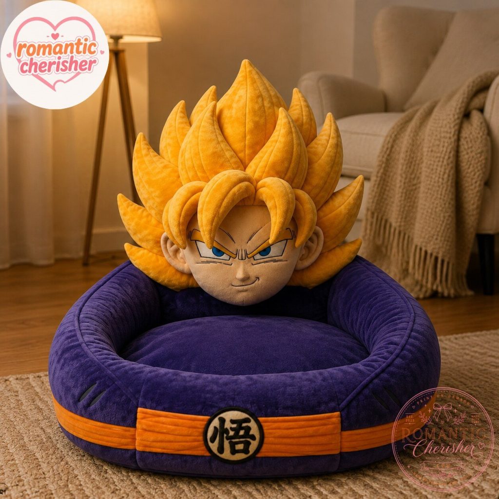 Goku Anime Plush Dog Bed Goku Anime Plush Dog Bed