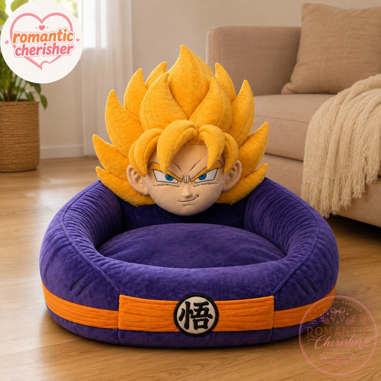 Goku Anime Plush Dog Bed 5 Goku Anime Plush Dog Bed