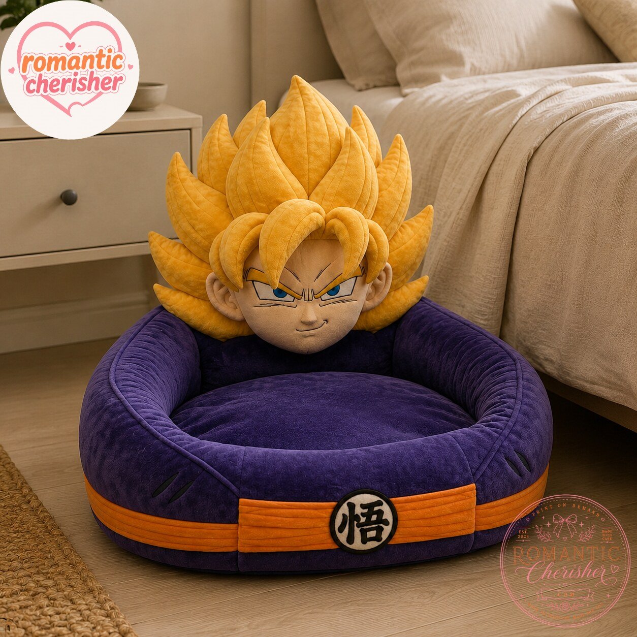 Goku Anime Plush Dog Bed 6 Goku Anime Plush Dog Bed