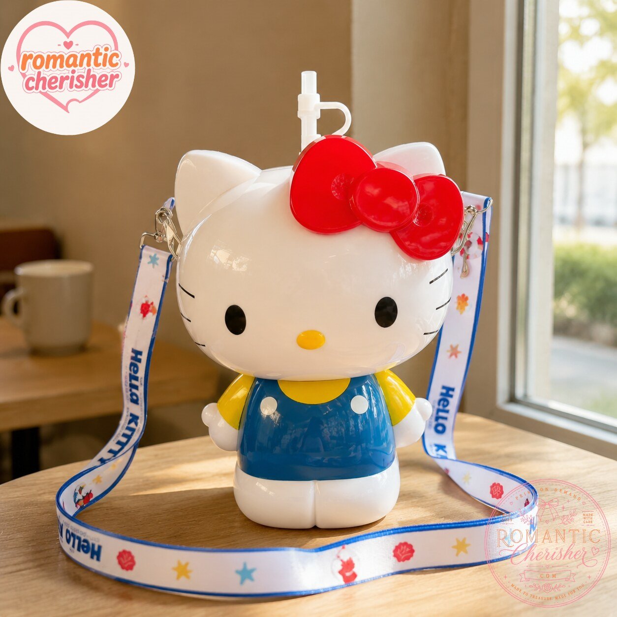 Hello Kitty Figural Crossbody Tumbler Bag