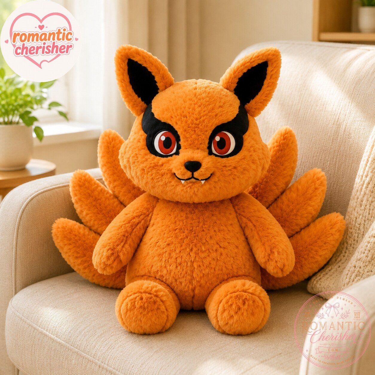 Kurama Nine-Tails Naruto Plush Doll