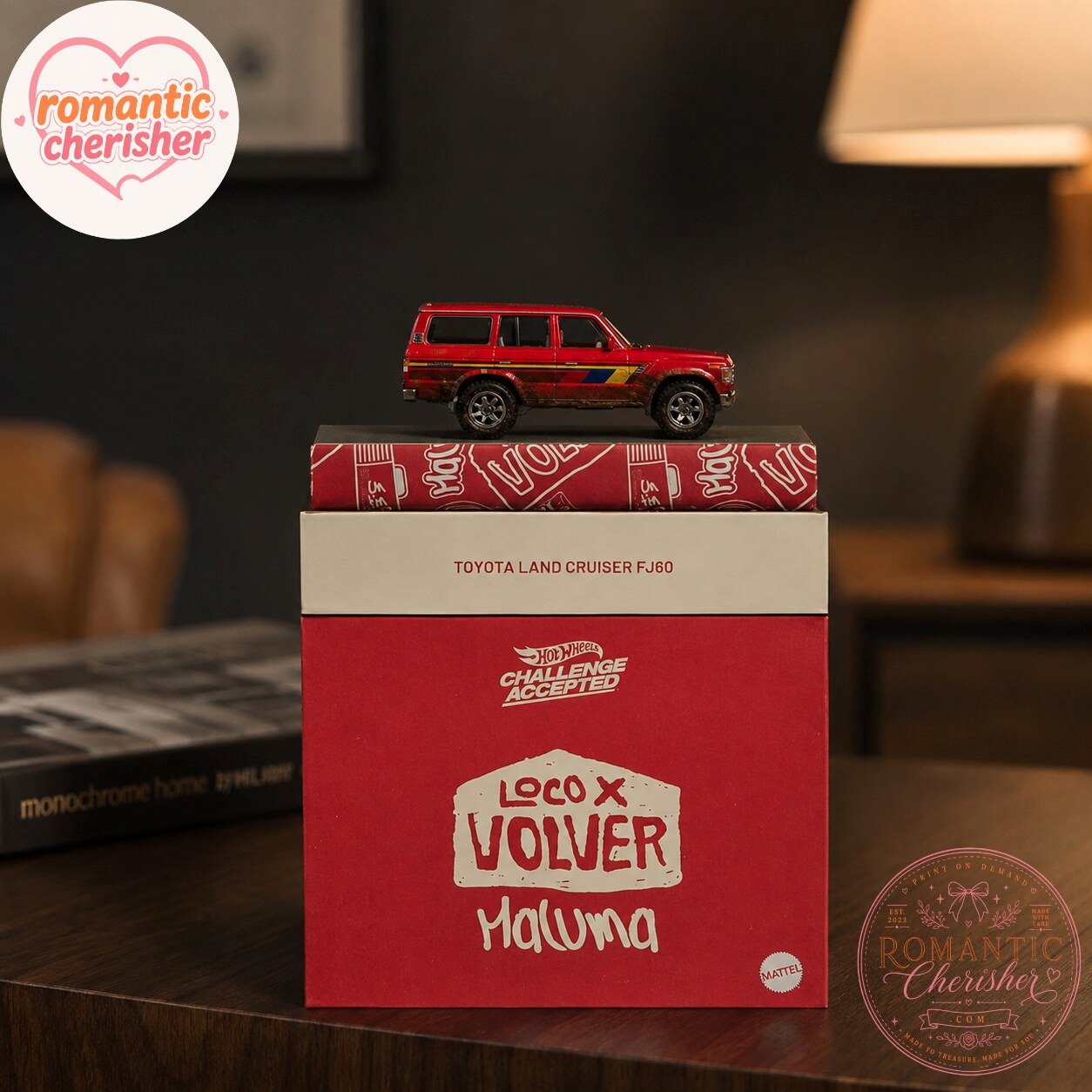 Hot Wheels Challenge Accepted Loco x Volver Maluma Toyota Land Cruiser FJ60 Die-Cast Car
