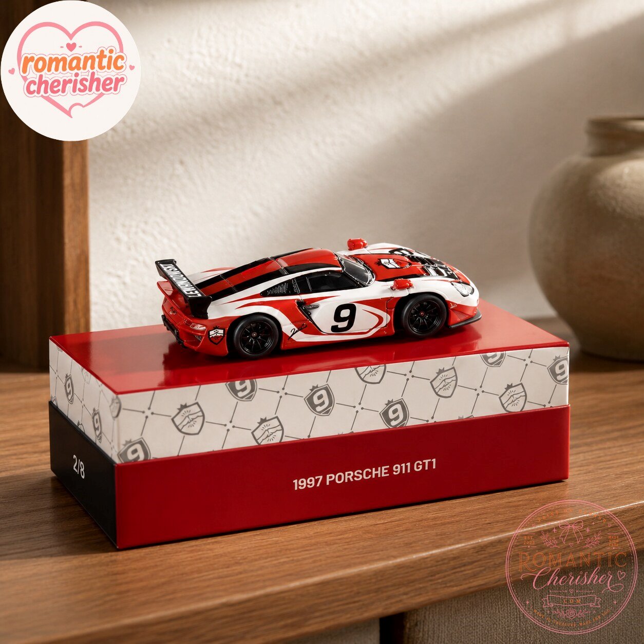 Hot Wheels Challenge Accepted 1997 Porsche 911 GT1 Die-Cast Car