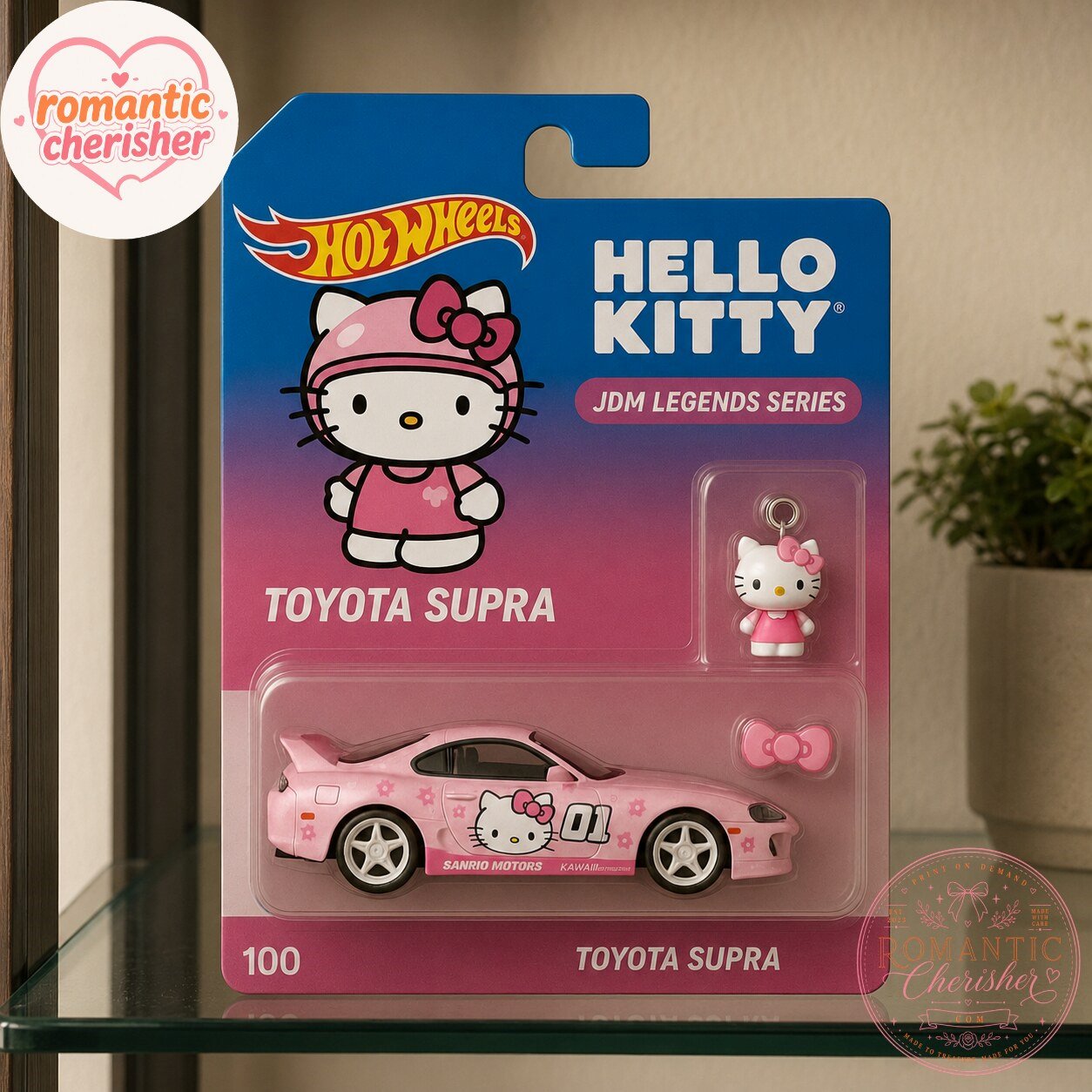 Hot Wheels Hello Kitty JDM Legends Toyota Supra Die-Cast Car