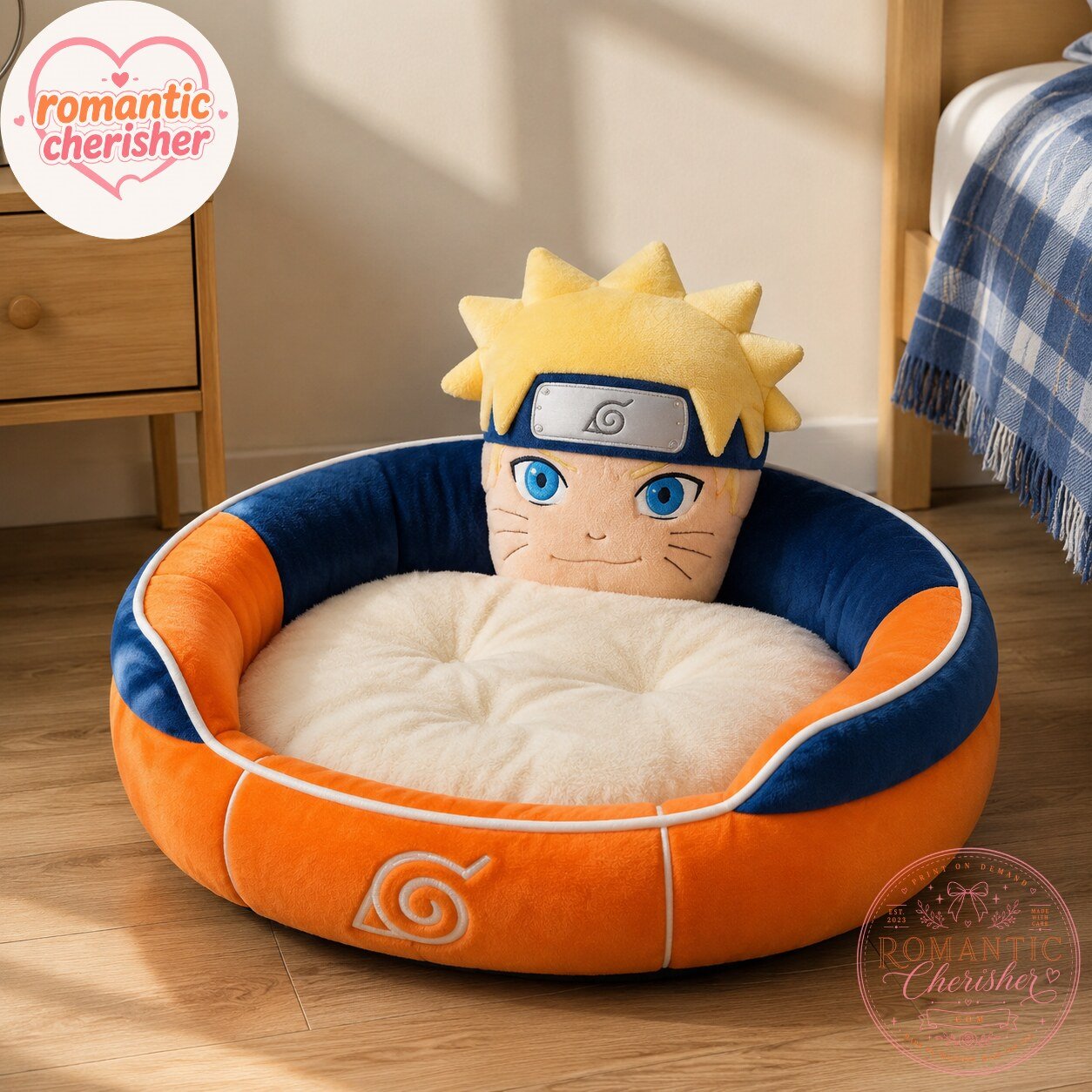 Naruto Uzumaki Plush Dog Bed