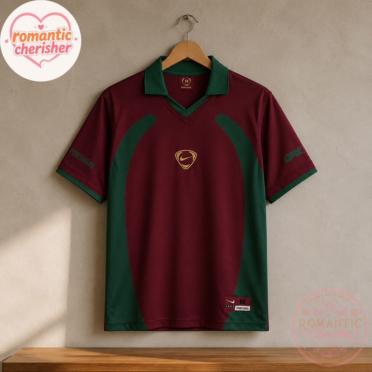 Portugal Retro Football Kit Jersey