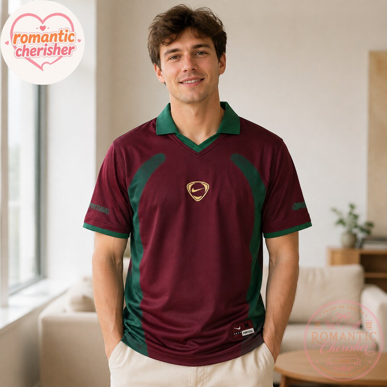 Portugal Retro Football Kit Jersey 7 Portugal Retro Football Kit Jersey