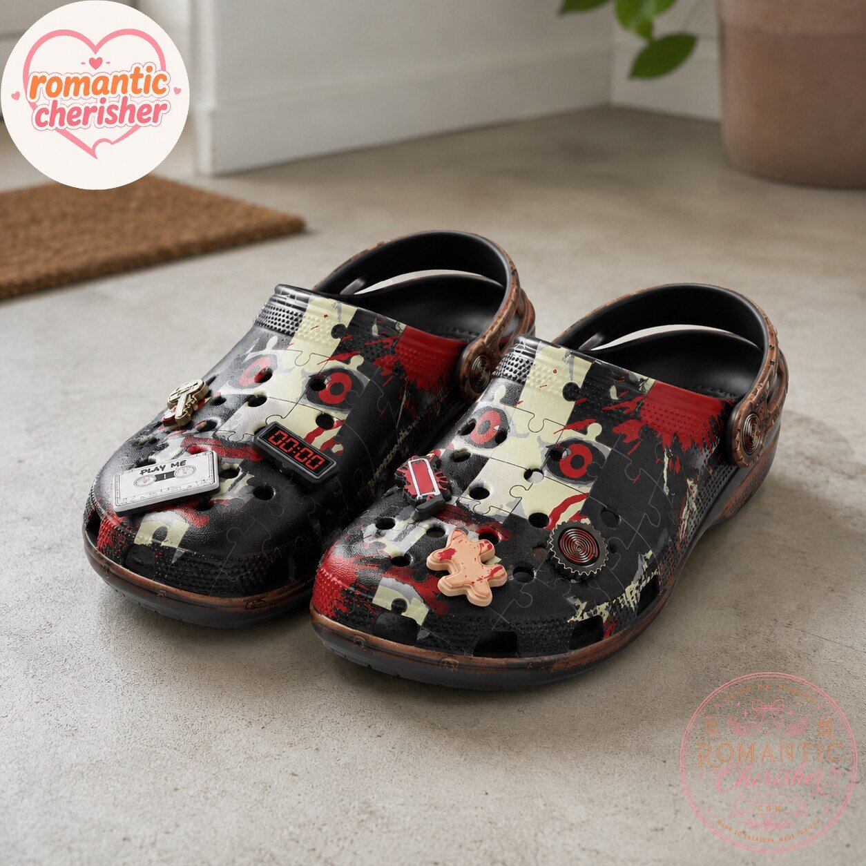 Jigsaw Halloween Crocs Classic Clog
