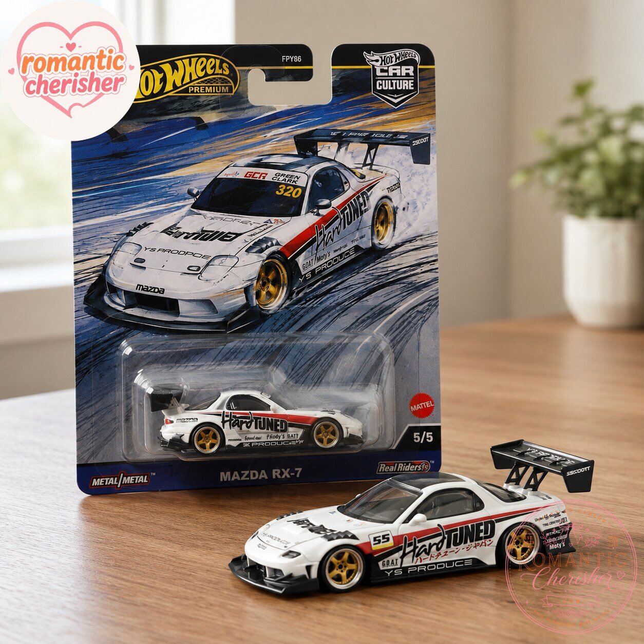 Hot Wheels Premium Car Culture Mazda RX-7 Hard Tuned Die-Cast Car