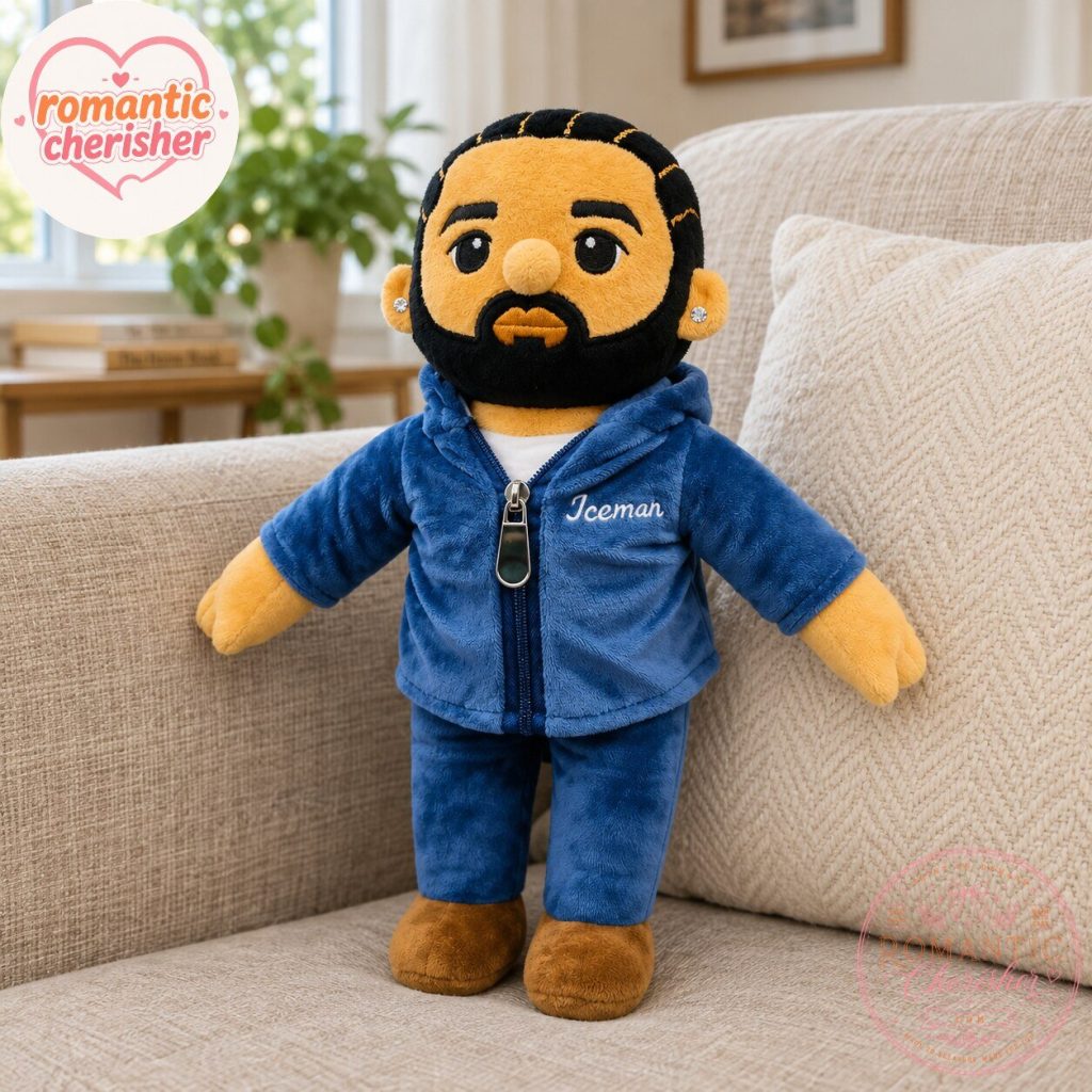Iceman Blue Hoodie Rapper Plush Toy Iceman Blue Hoodie Rapper Plush Toy
