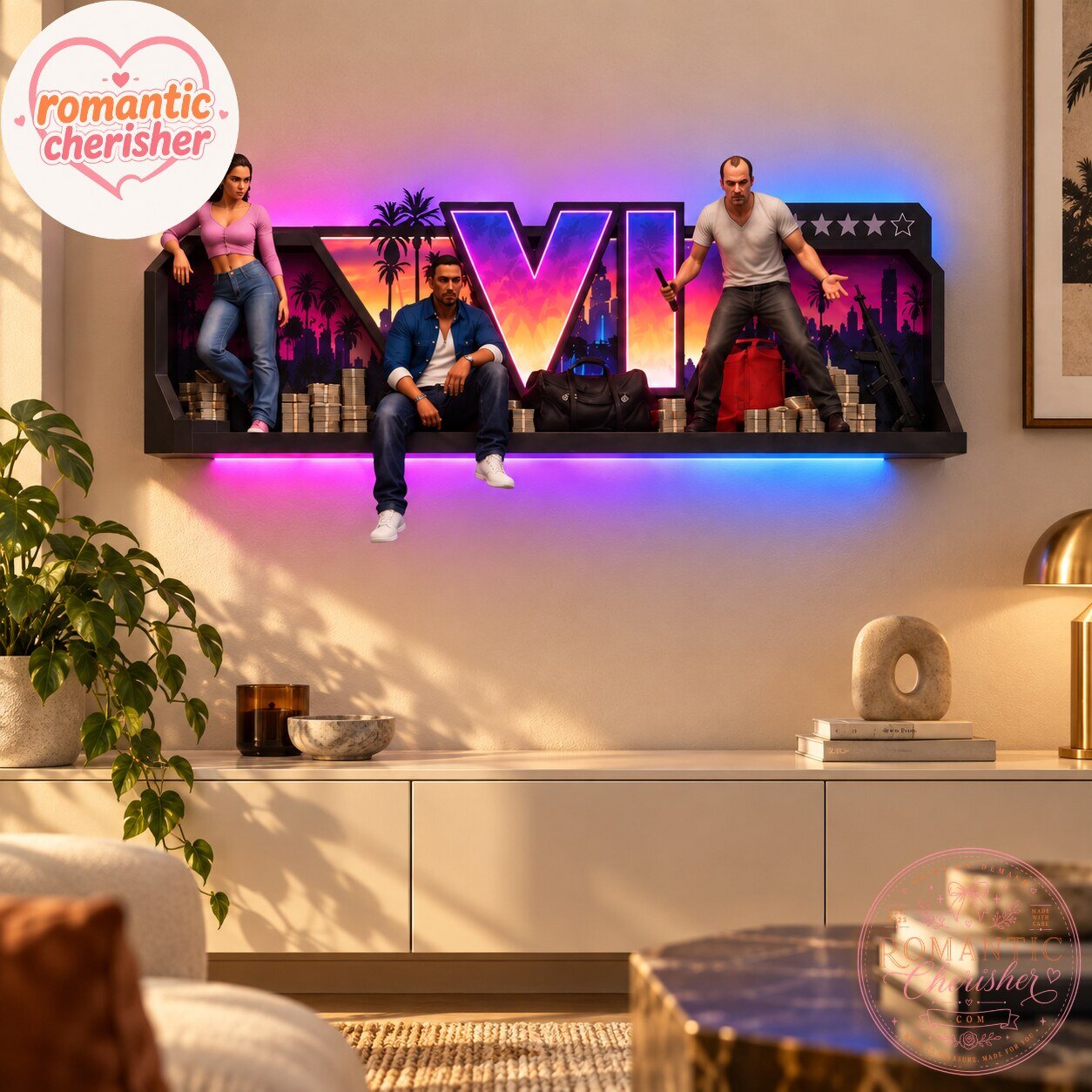 Grand Theft Auto VI Vice City Character Display Shelf