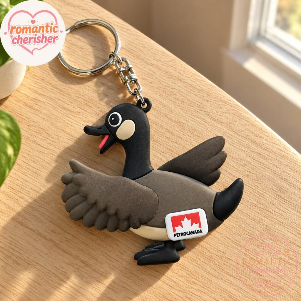 Petro-Canada Canadian Goose Keychain Charm