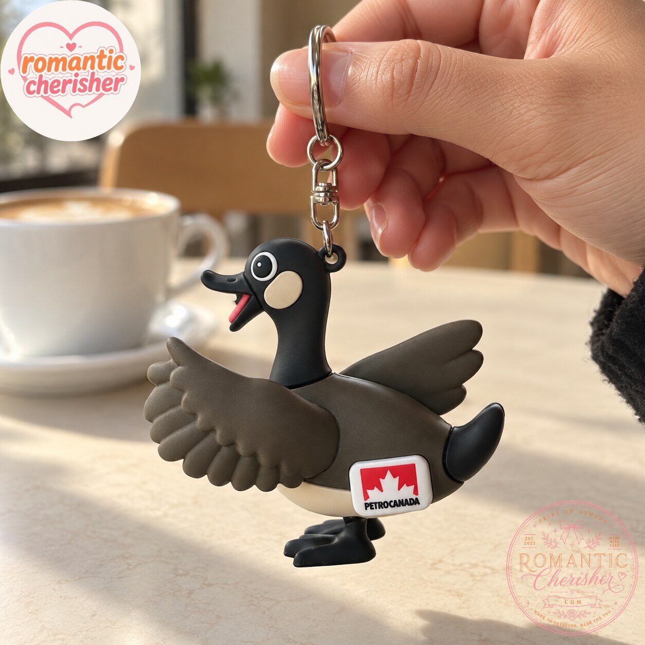 Petro-Canada Canadian Goose Keychain Charm 6 Petro-Canada Canadian Goose Keychain Charm
