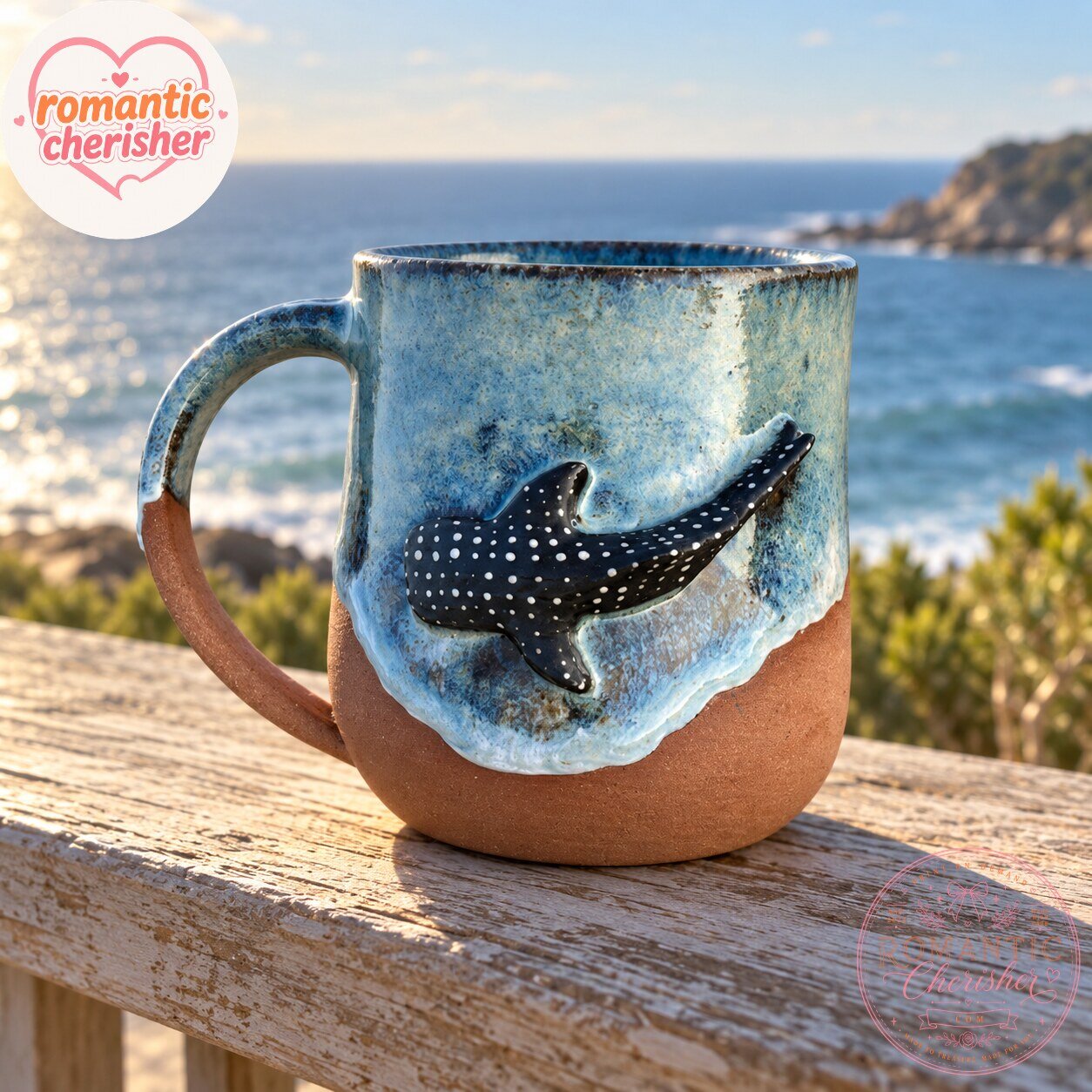 Whale Shark Ocean Ceramic Coffee Mug