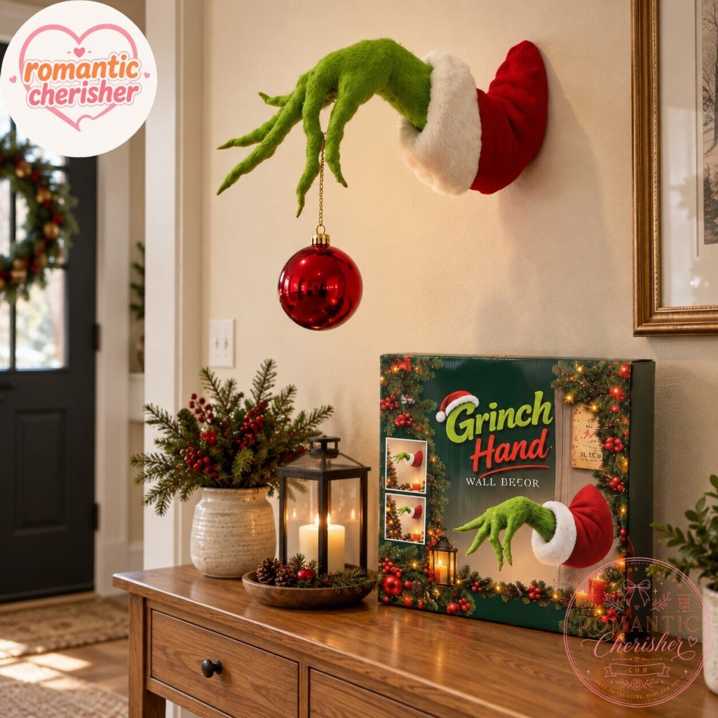 Grinch Hand Christmas Wall Decor Grinch Hand Christmas Wall Decor