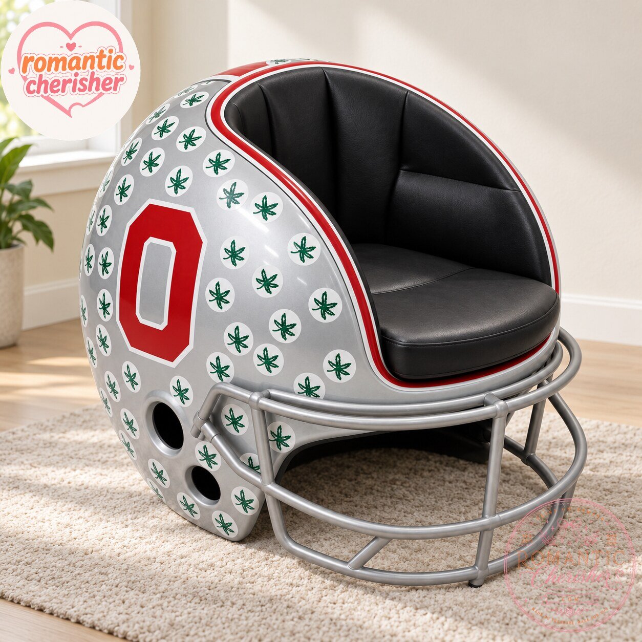Ohio State Buckeyes Football Helmet Chair