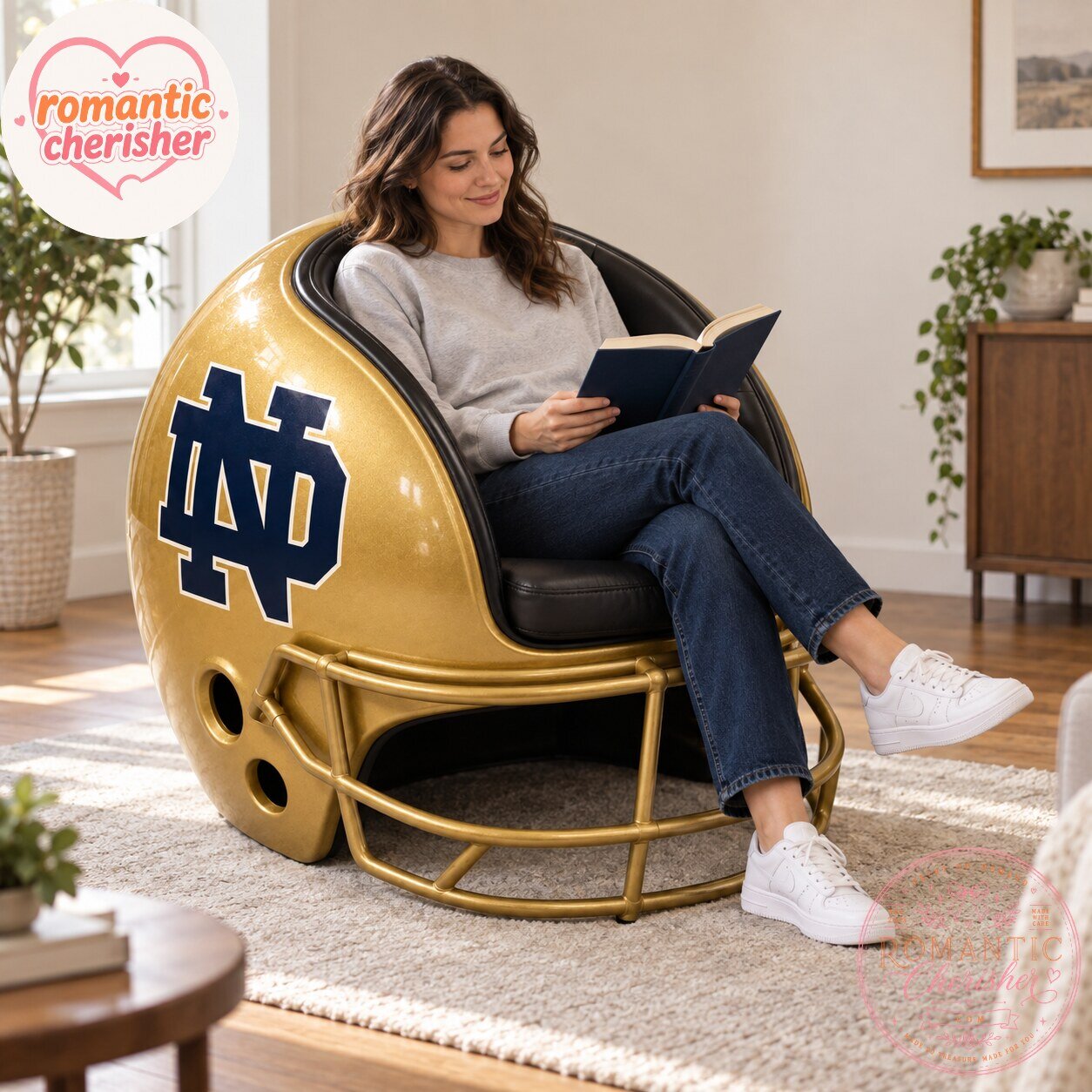 Notre Dame Fighting Irish Football Helmet Chair 5 Notre Dame Fighting Irish Football Helmet Chair