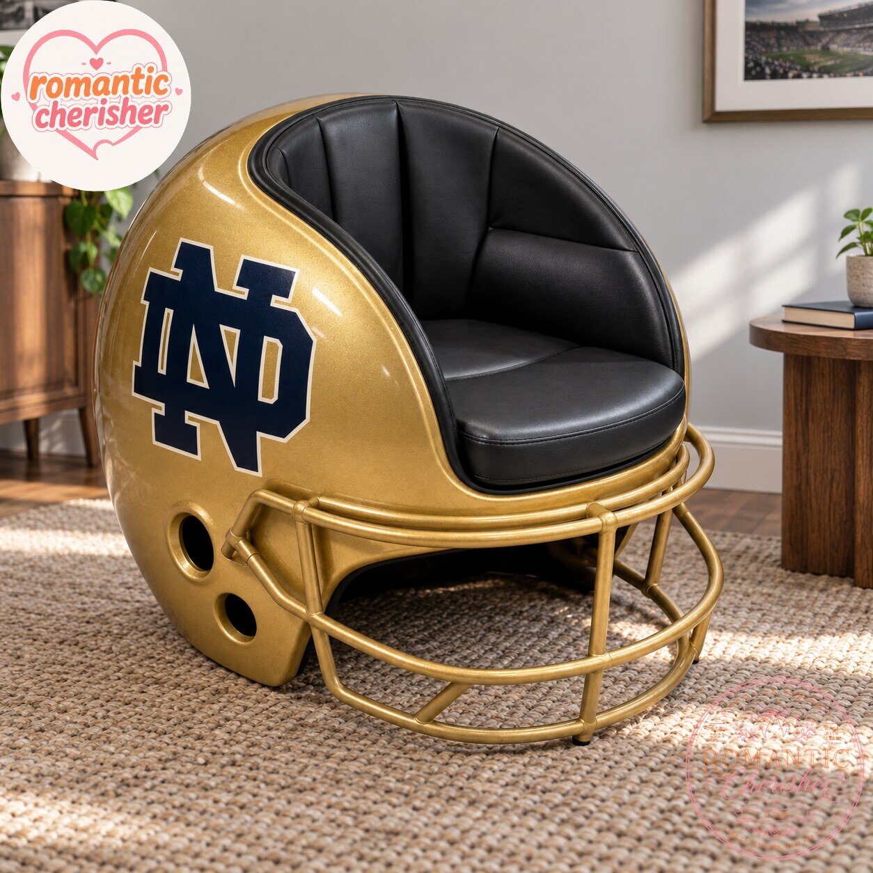 Notre Dame Fighting Irish Football Helmet Chair 6 Notre Dame Fighting Irish Football Helmet Chair