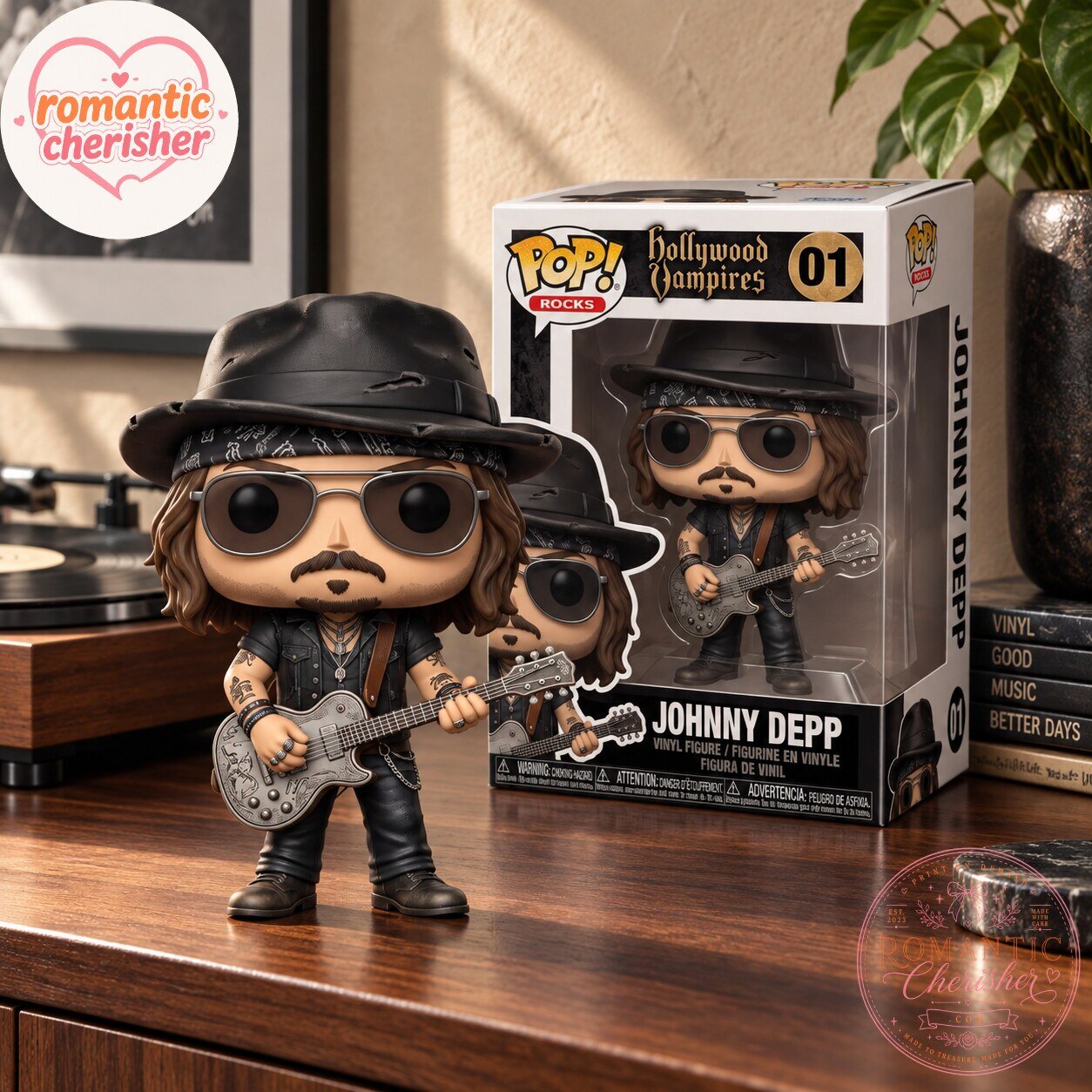 Johnny Depp Hollywood Vampires Pop Rocks Vinyl Figure 6 Johnny Depp Hollywood Vampires Pop Rocks Vinyl Figure