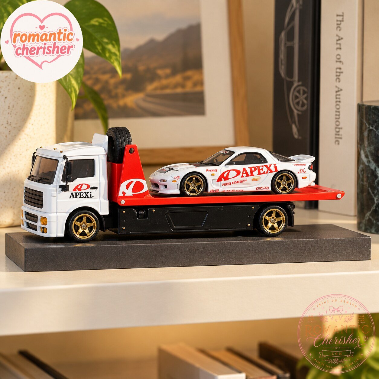 Hot Wheels Premium Team Transport '95 Mazda RX-7 And Fleet Street Set 5 Hot Wheels Premium Team Transport