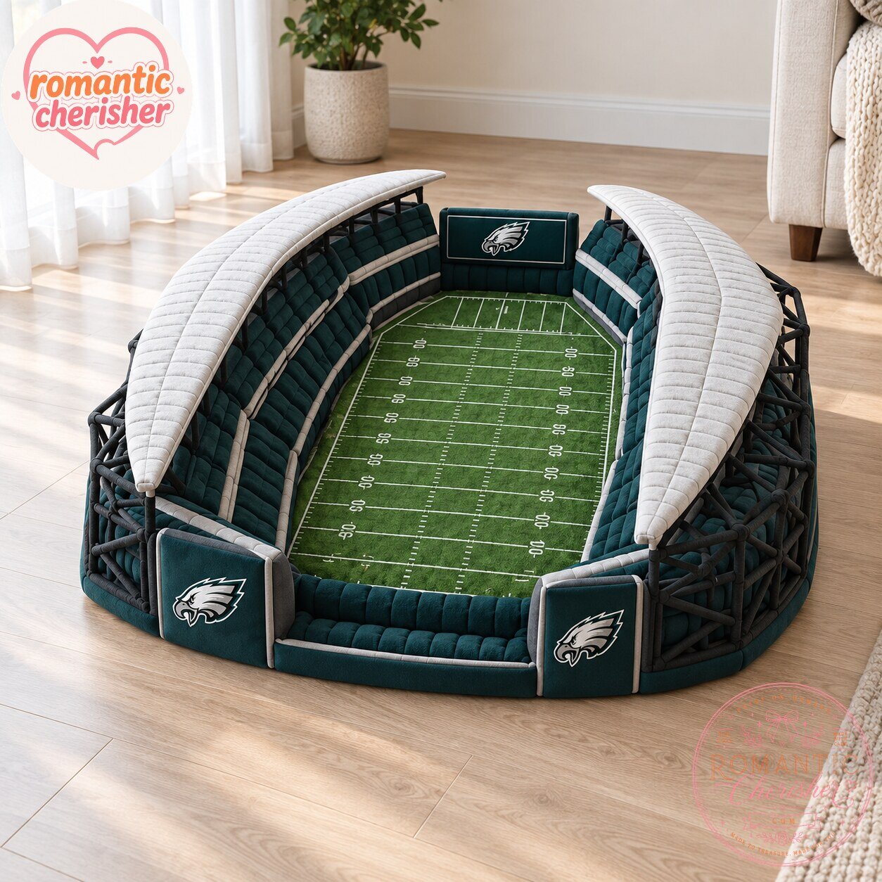 Philadelphia Eagles Football Stadium Pet Bed
