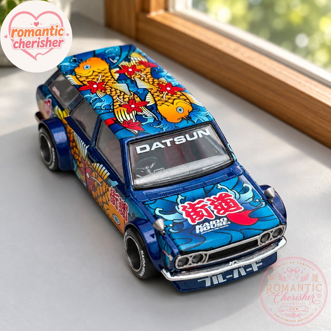 Kaido House Datsun 510 Wagon Koi Wagon V1 Die-Cast Model Car 7 Kaido House Datsun 510 Wagon Koi Wagon V1 Die-Cast Model Car