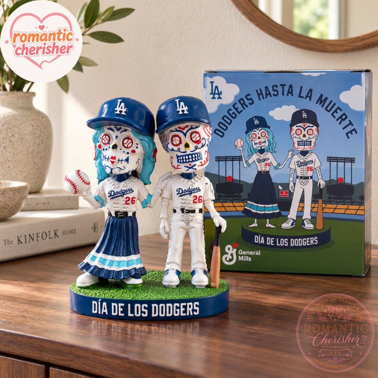 Los Angeles Dodgers Sugar Skull Bobblehead Set