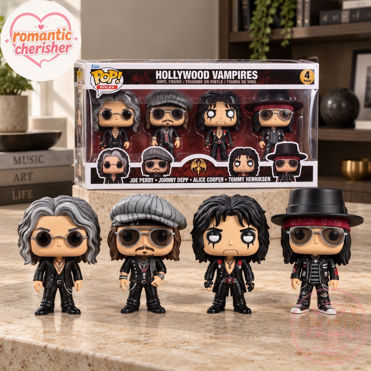 Funko Pop! Rocks Hollywood Vampires 4-Pack Vinyl Figure Set