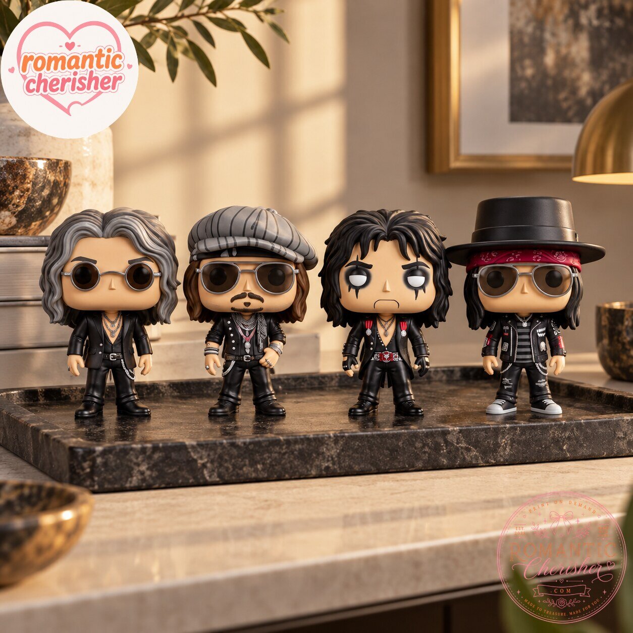 Funko Pop! Rocks Hollywood Vampires 4-Pack Vinyl Figure Set 5 Funko Pop! Rocks Hollywood Vampires 4-Pack Vinyl Figure Set