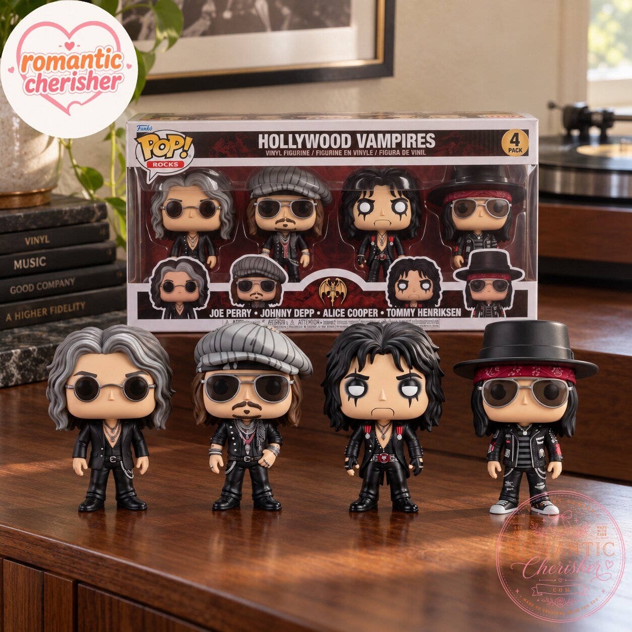 Funko Pop! Rocks Hollywood Vampires 4-Pack Vinyl Figure Set 7 Funko Pop! Rocks Hollywood Vampires 4-Pack Vinyl Figure Set