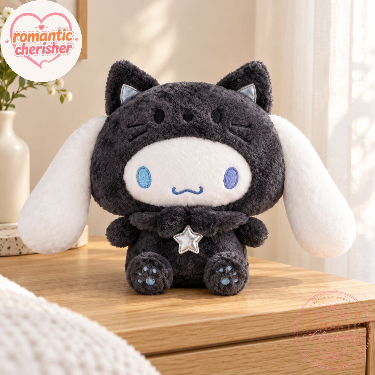 Cinnamoroll Black Cat Costume Plush Toy 6 Cinnamoroll Black Cat Costume Plush Toy