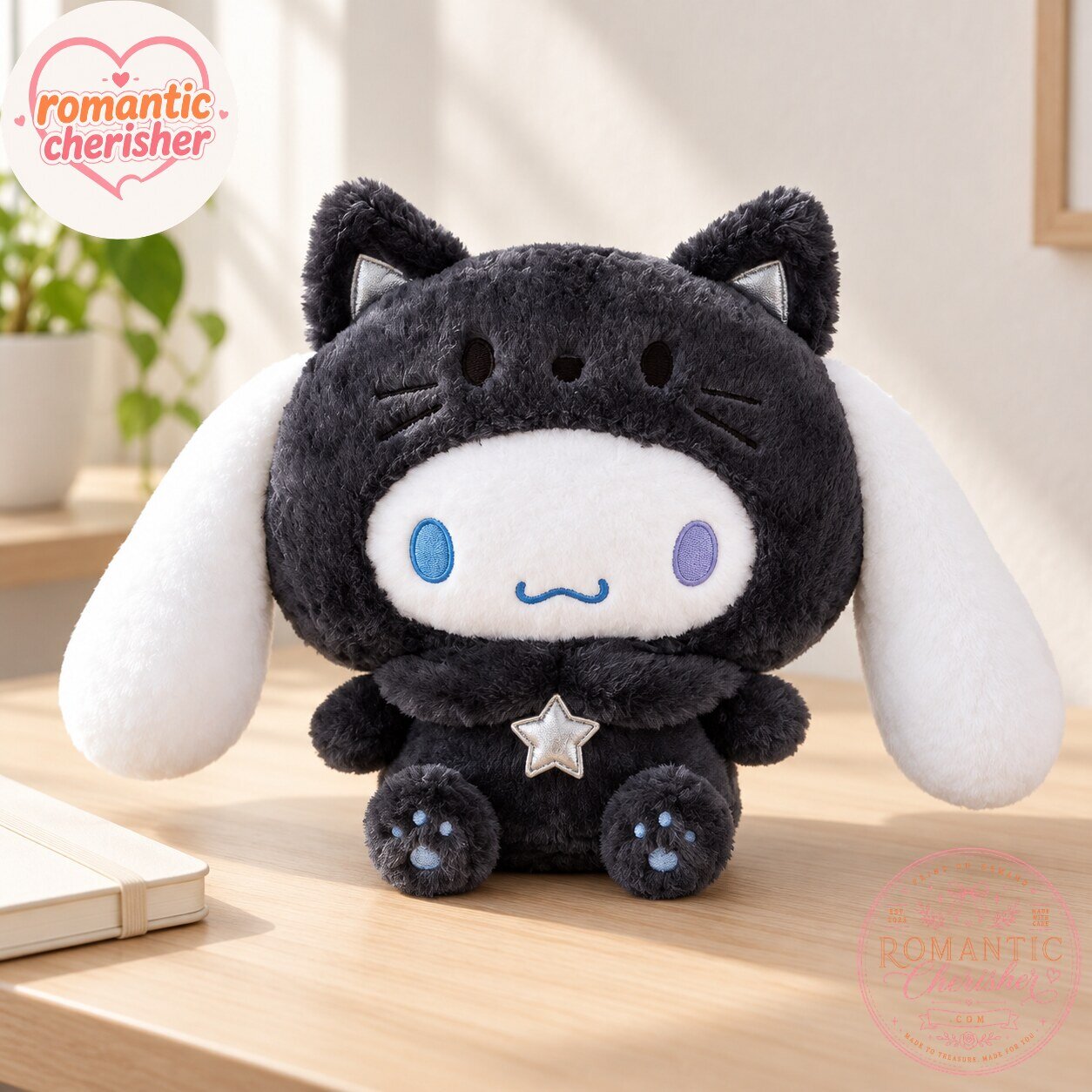 Cinnamoroll Black Cat Costume Plush Toy 7 Cinnamoroll Black Cat Costume Plush Toy