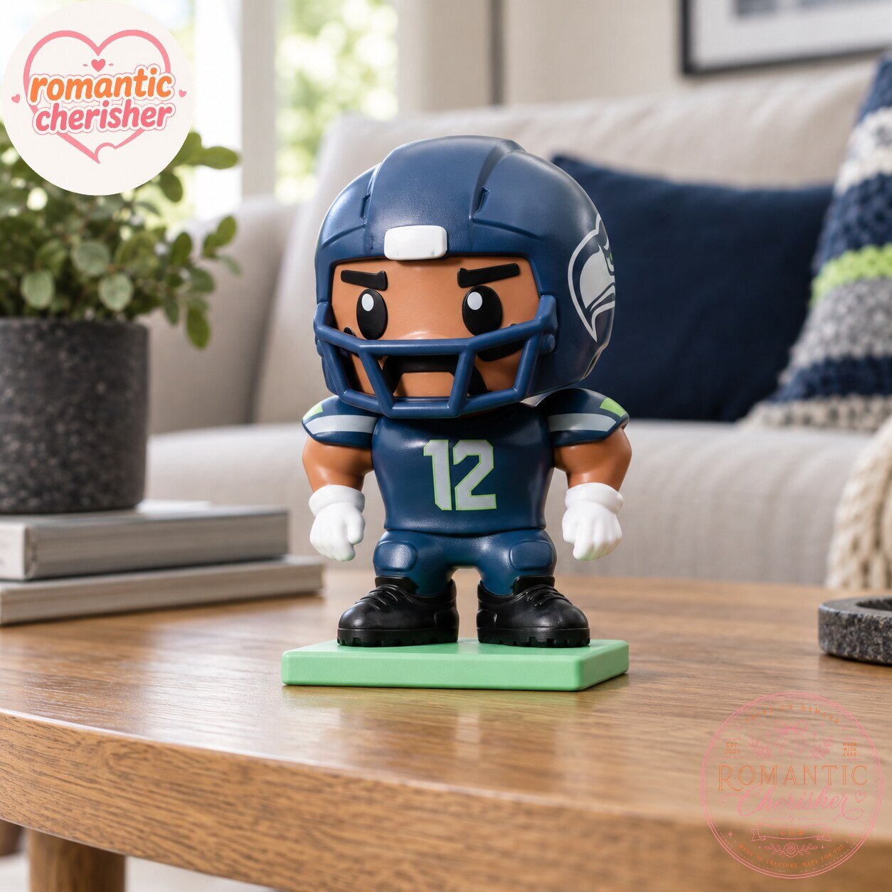 Seattle Seahawks Number 12 Football Player Vinyl Figure 6 Seattle Seahawks Number 12 Football Player Vinyl Figure
