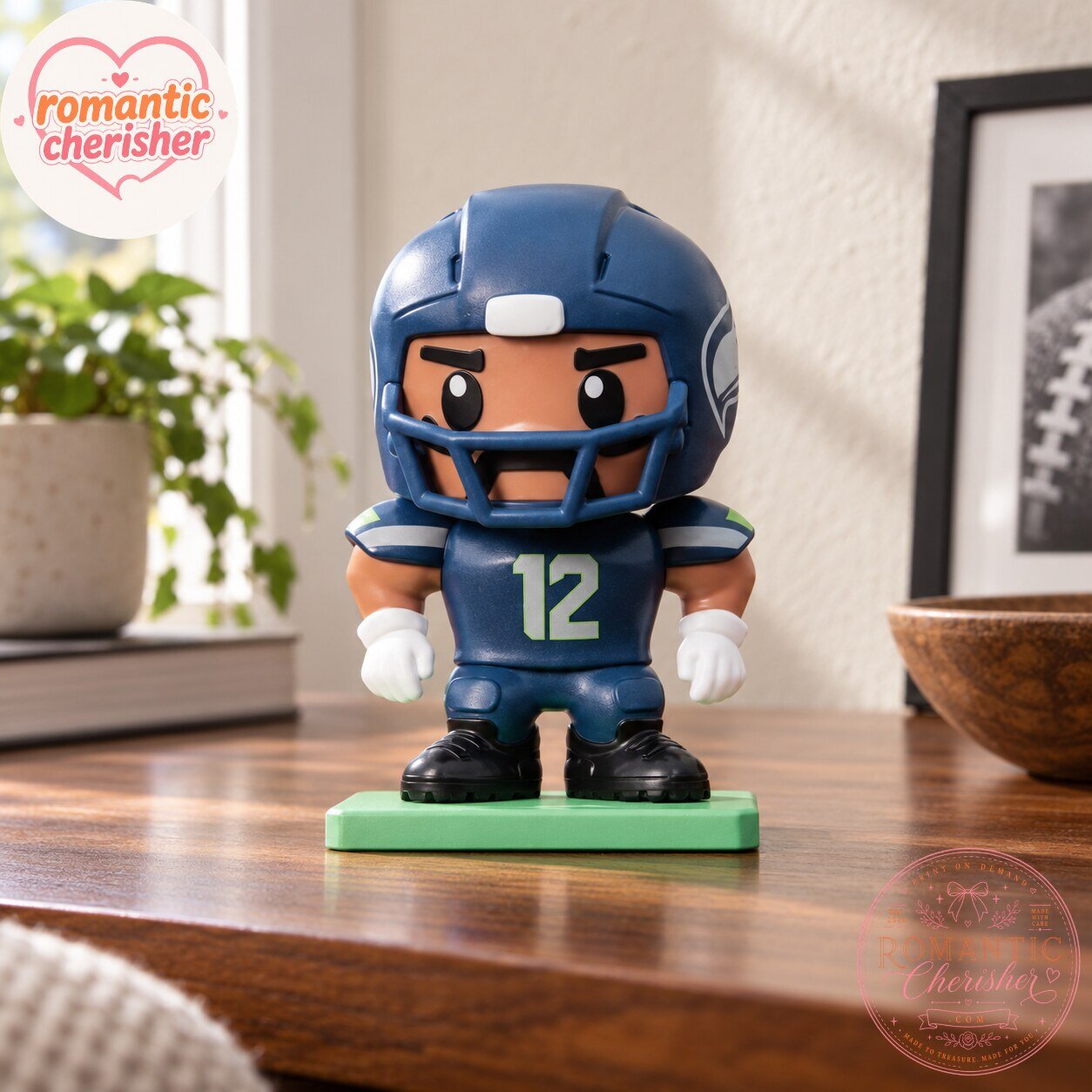 Seattle Seahawks Number 12 Football Player Vinyl Figure 7 Seattle Seahawks Number 12 Football Player Vinyl Figure