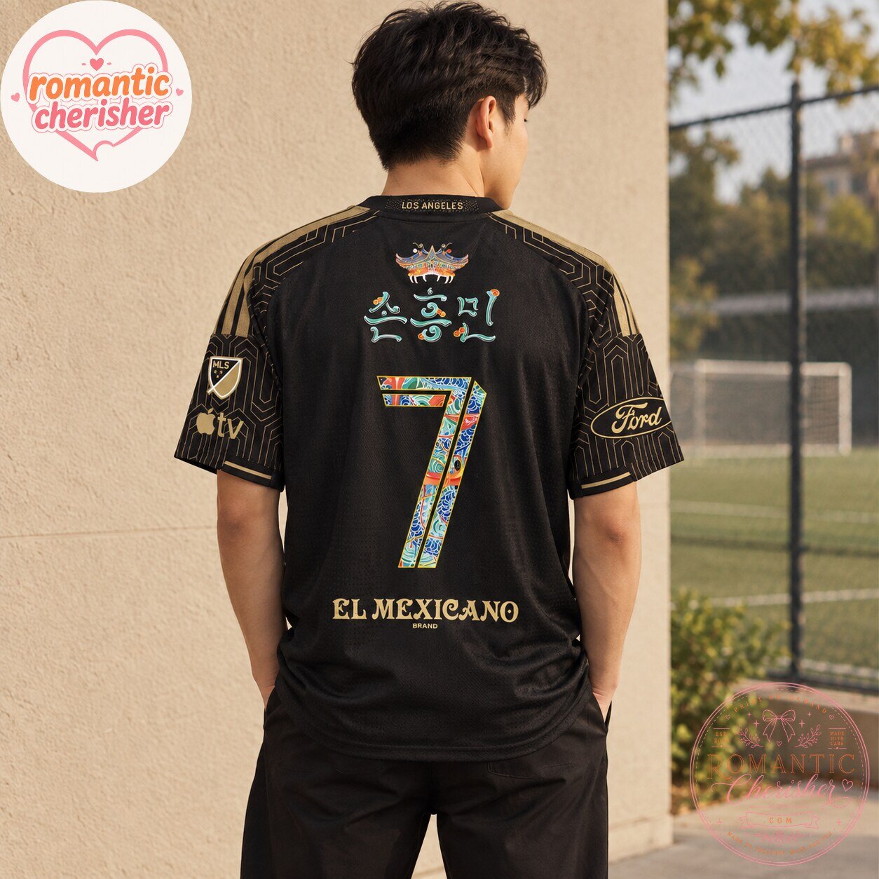 LAFC Black 2026 On-Field Authentic Soccer Jersey 7 LAFC Black 2026 On-Field Authentic Soccer Jersey