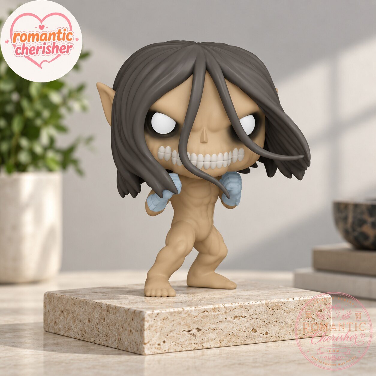 Attack On Titan Eren Jaeger Titan Form Glow In The Dark Funko Pop Figure 7 Attack On Titan Eren Jaeger Titan Form Glow In The Dark Funko Pop Figure