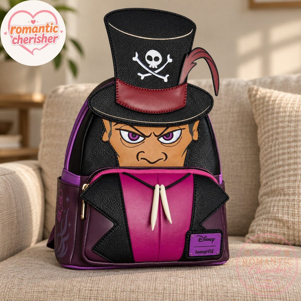 Disney The Princess And The Frog Dr. Facilier Cosplay Mini Backpack Disney The Princess And The Frog Dr. Facilier Cosplay Mini Backpack