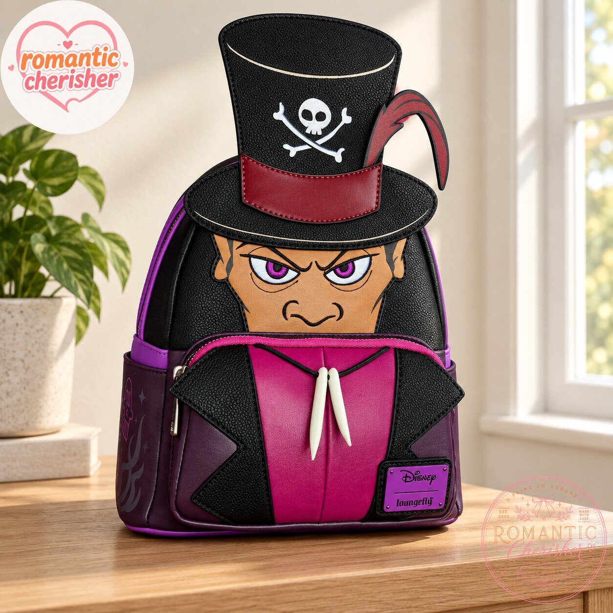 Disney The Princess And The Frog Dr. Facilier Cosplay Mini Backpack 5 Disney The Princess And The Frog Dr. Facilier Cosplay Mini Backpack
