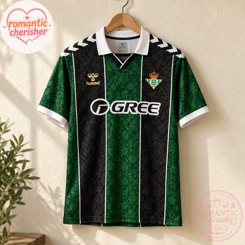 Real Betis Hummel Parrott Number 19 Green Black Soccer Jersey