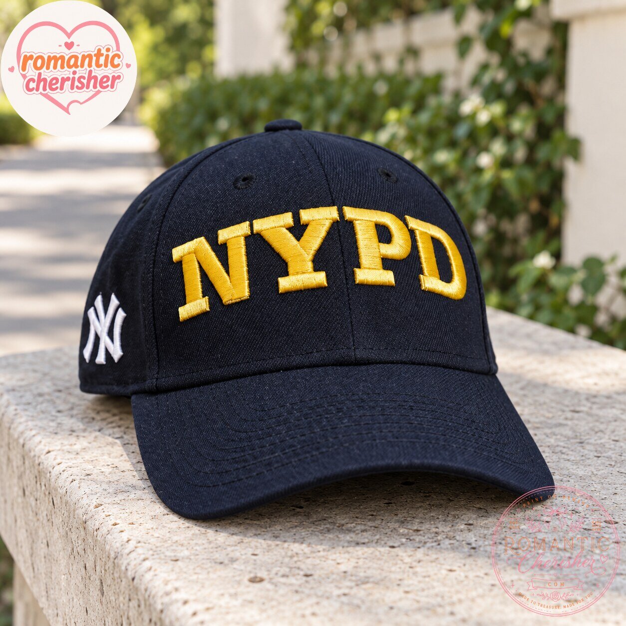 NYPD New York Yankees Navy Baseball Cap