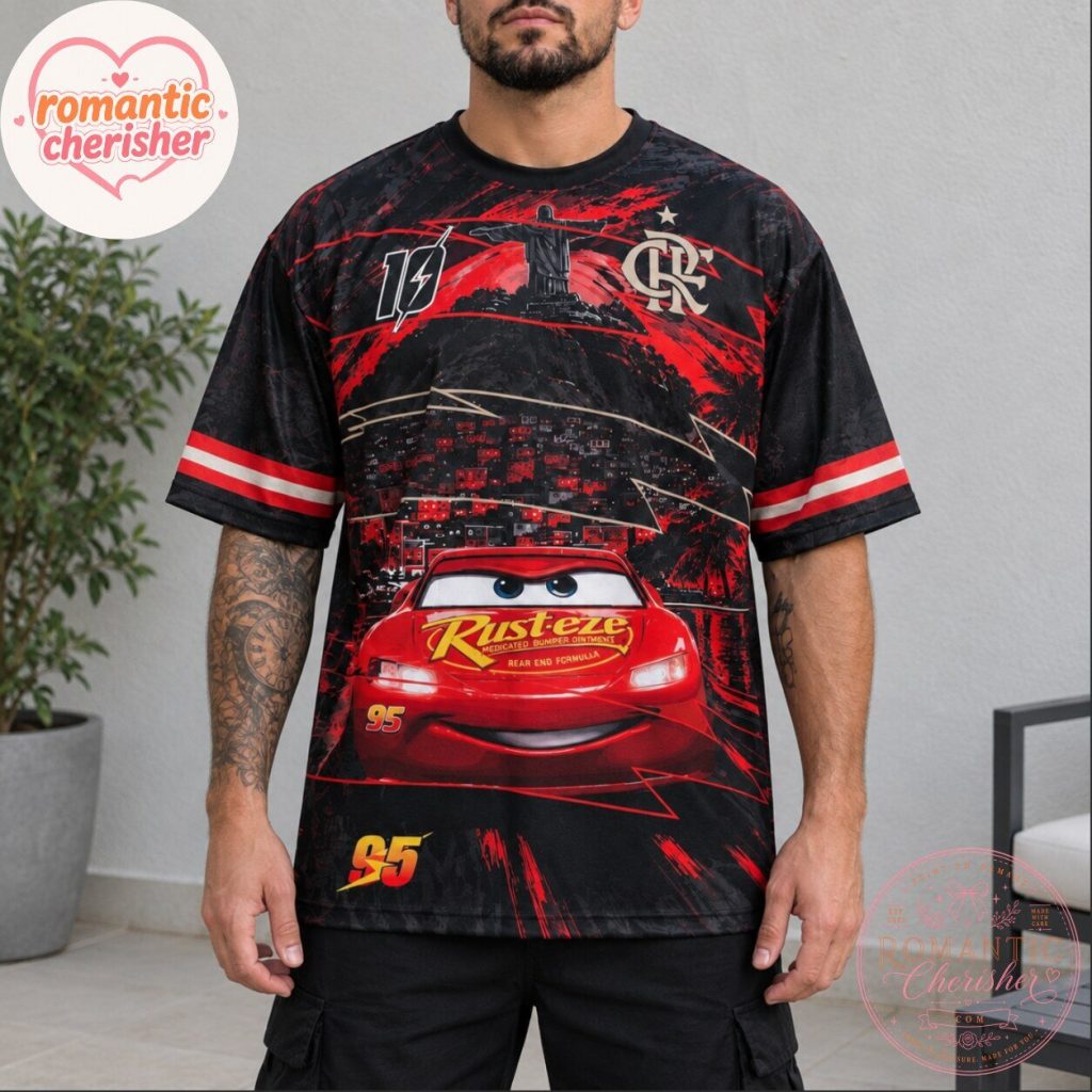 Flamengo Lightning McQueen Arrascaeta Number 10 Soccer Jersey Flamengo Lightning McQueen Arrascaeta Number 10 Soccer Jersey