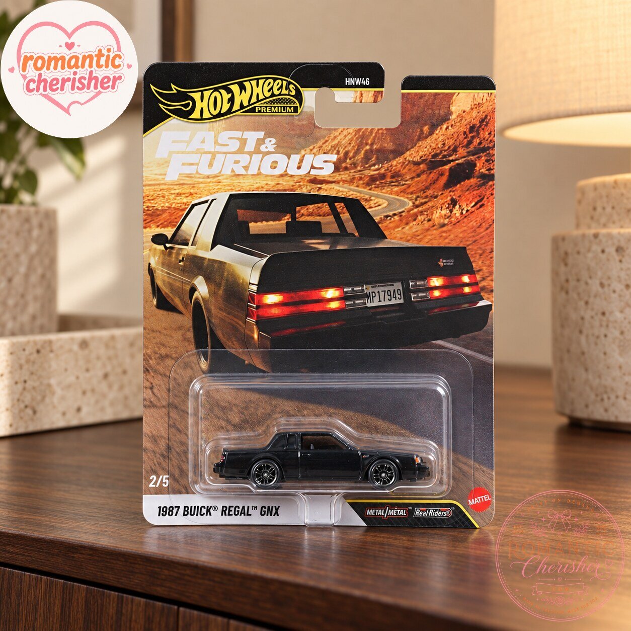 Hot Wheels Premium Fast & Furious 1987 Buick Regal GNX Die-Cast Car 6 Hot Wheels Premium Fast & Furious 1987 Buick Regal GNX Die-Cast Car