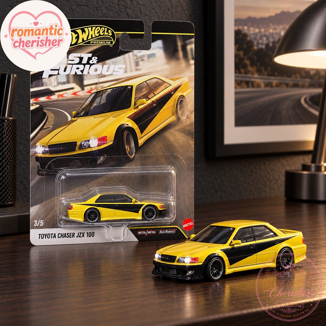 Hot Wheels Premium Fast & Furious Toyota Chaser JZX100 Die-Cast Car