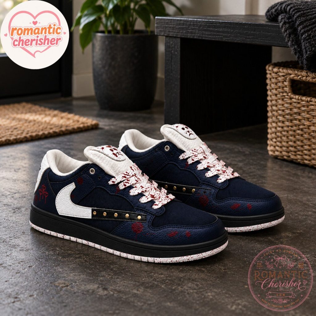 Travis Scott x Michael Myers Slashers Custom Dunk Low Sneakers