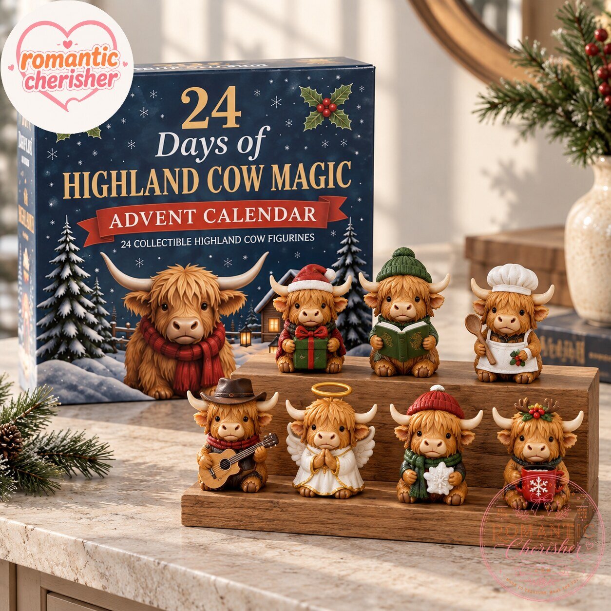 24 Days Of Highland Cow Magic Advent Calendar 5 24 Days Of Highland Cow Magic Advent Calendar