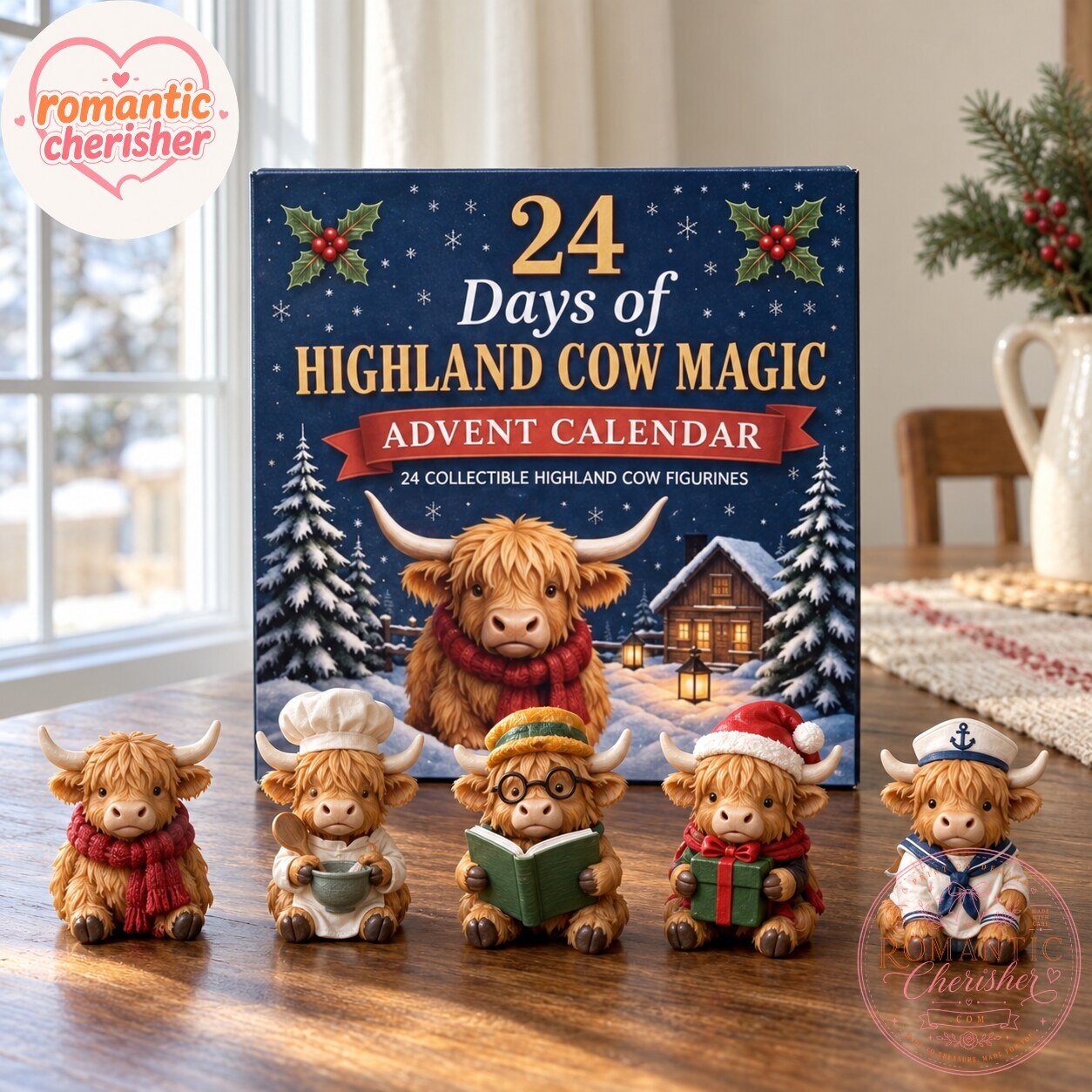 24 Days Of Highland Cow Magic Advent Calendar 7 24 Days Of Highland Cow Magic Advent Calendar