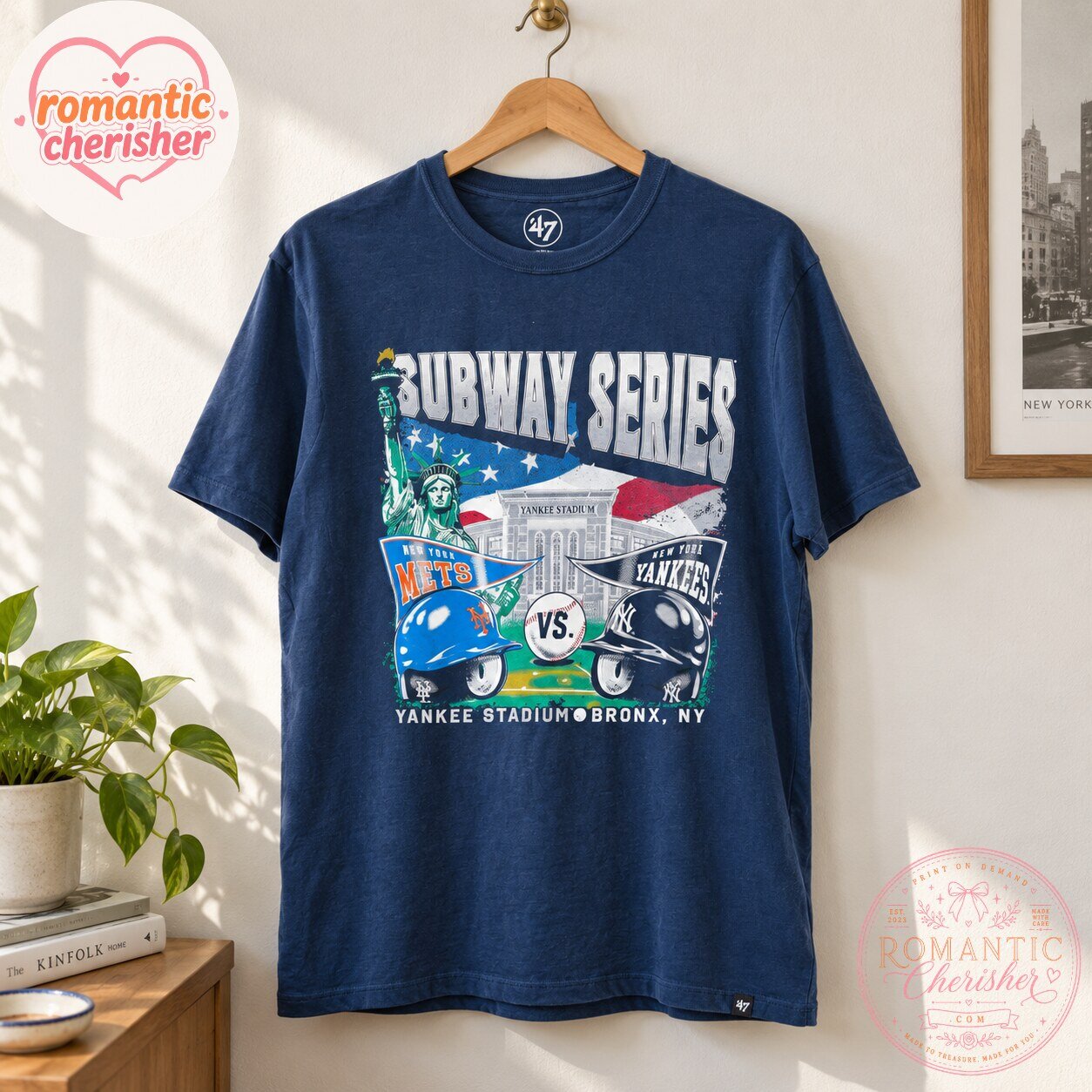 New York Mets vs Yankees Subway Series T-Shirt